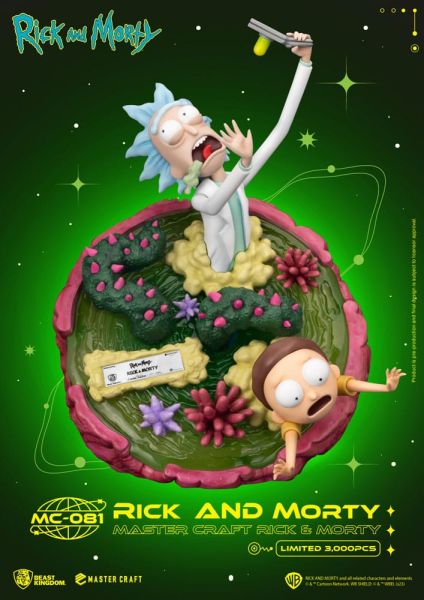 Rick et Morty : Statue Master Craft de Rick et Morty (42 cm) Précommande