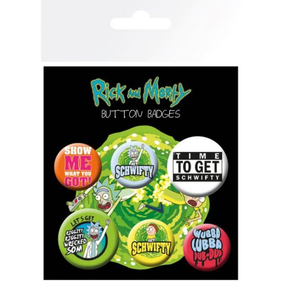 Rick & Morty : Pack de badges Citations