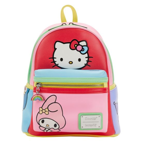 Sanrio: Hello Kitty and Friends Color Block Loungefly Mini Backpack