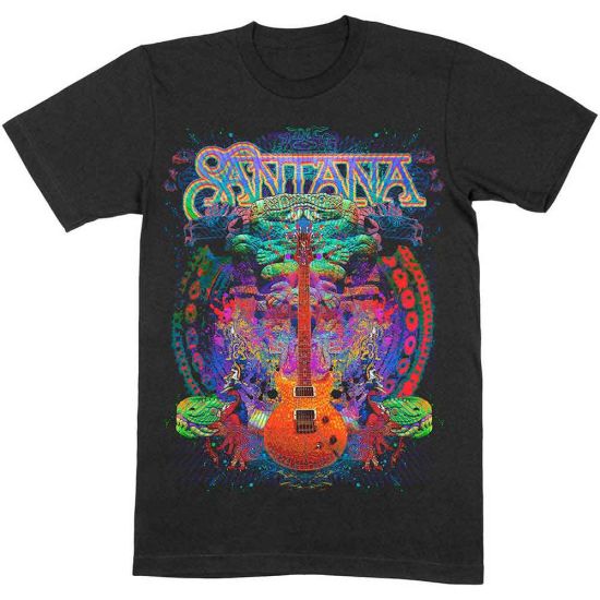 Santana: Spiritual Soul - Black T-Shirt