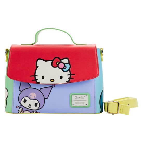 Sanrio: Hello Kitty and Friends Color Block Loungefly Crossbody Bag