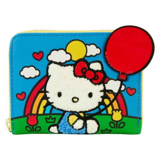 Loungefly: Portefeuille zippé en chenille 50e anniversaire Hello Kitty