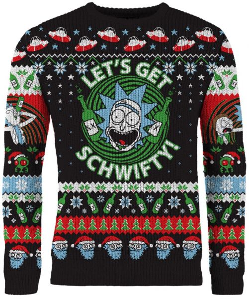 Rick & Morty: Let’s Get Schwifty Ugly Christmas Sweater