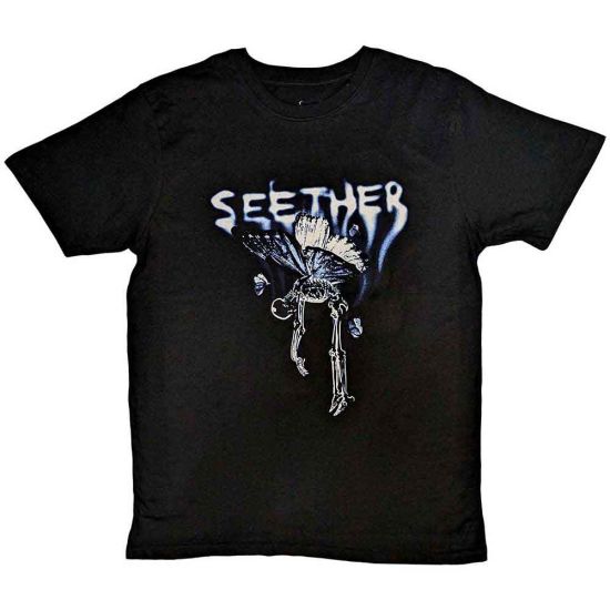 Seether : Papillon mort - T-shirt noir