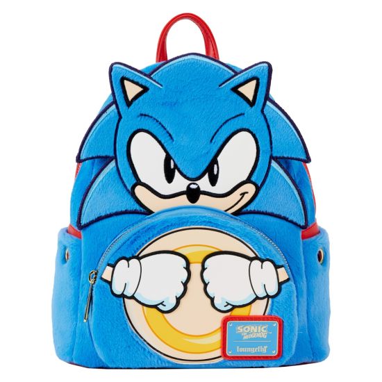 Loungefly: Mini mochila de cosplay clásica de Sonic The Hedgehog