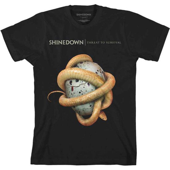Shinedown: Clean Threat - Black T-Shirt