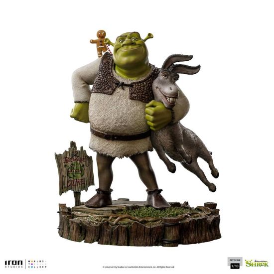 Shrek: Shrek, Donkey and The Gingerbread Man Deluxe Art Scale Statue 1/10 (26cm) Preorder