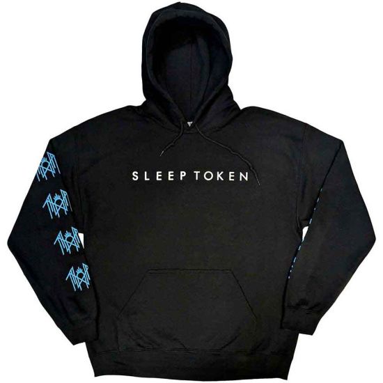Sleep Token: The Love You Want Heart (Back Print, Sleeve Print) - Black Pullover Hoodie