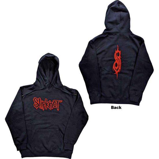 Slipknot: Logo (Back Print) - Navy Blue Pullover Hoodie