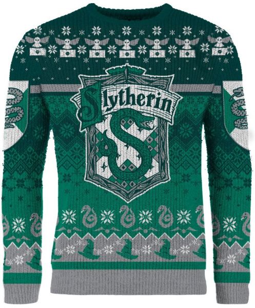 Omkleden Invloedrijk persoonlijkheid Buy the Slytherin Ugly Christmas Sweater (Free Shipping) - Merchoid