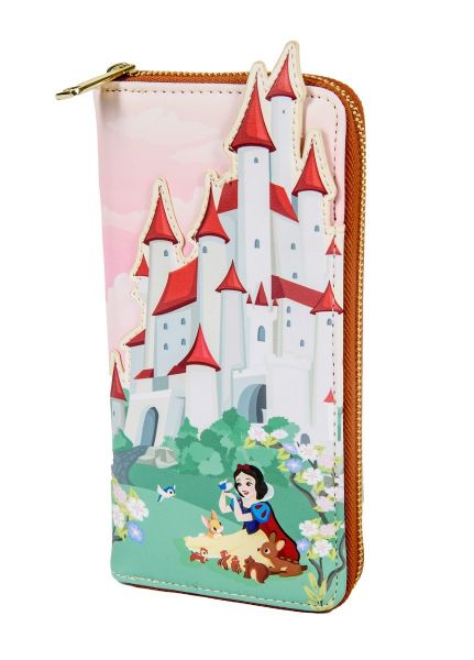 Snow White: Castle Series Loungefly Zip Around Purse