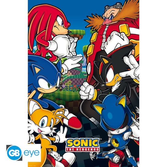 Sonic: Gruppenposter (91.5 x 61 cm)
