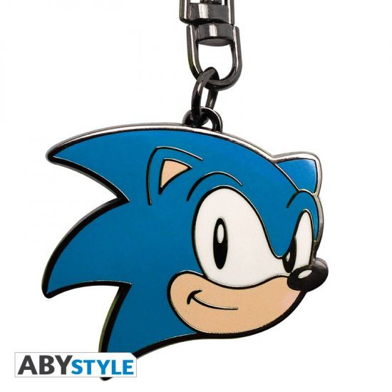 Sonic the Hedgehog : Porte-clés Sonic en métal