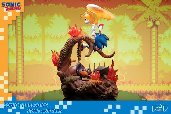 Sonic The Hedgehog: Estatua de Sonic & Tails First4Figures