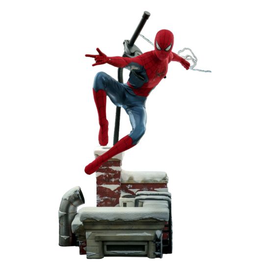 Spider-Man: No Way Home Movie Masterpiece Figura de acción (nuevo traje rojo y azul) 1/6 (versión de lujo) (28 cm) Reserva