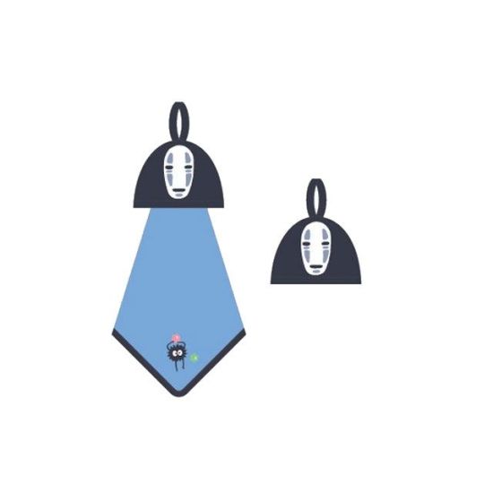 Le Voyage de Chihiro : Mini serviette pop-up sans visage (25 cm x 25 cm)