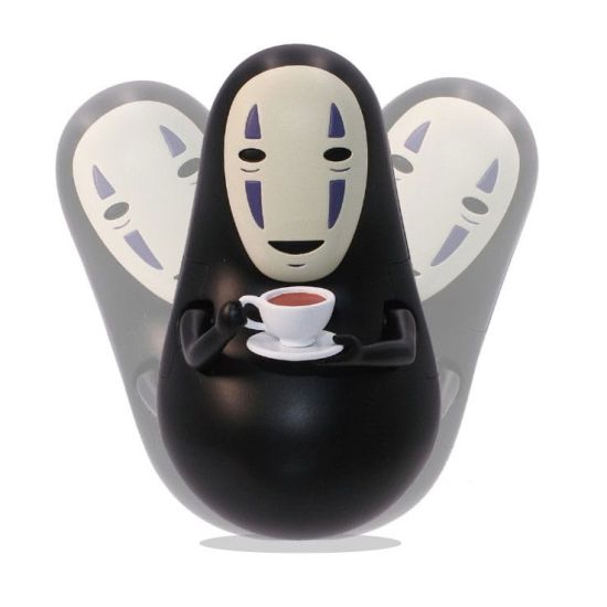 Spirited Away: No Face Figur mit rundem Boden „Coffee Time“ (6 cm) Vorbestellung