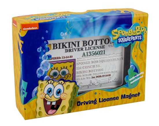 Spongebob Squarepants: Rijbewijsmagneet vooraf bestellen