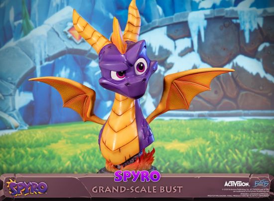 Spyro le dragon : statue de buste à grande échelle de Spyro First4Figures