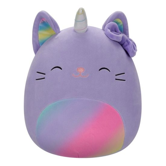 Squishmallows: Cienna Caticorn Plush Figure with Rainbow Pastel Belly and Bow (30cm) Preorder