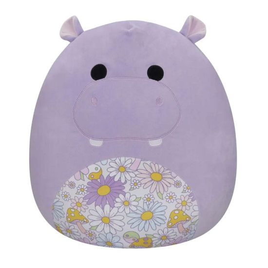 Squishmallows: Hanna Purple Hippo Plush Figure with Floral Belly (50cm) Preorder