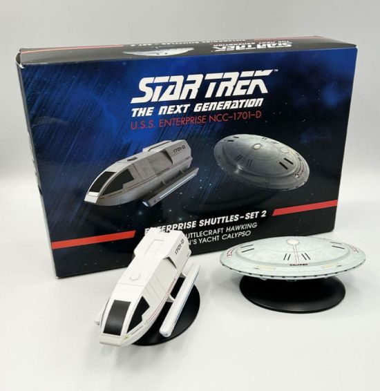 Star Trek Generations: Hawking & Capt Yacht gegoten mini-replica's shuttle (13 cm)