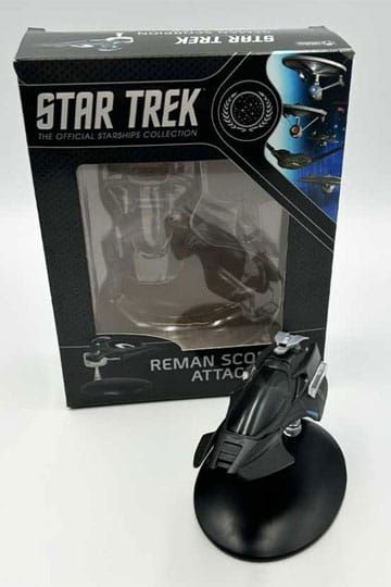 Star Trek Nemesis : Réplique de mini vaisseaux spatiaux moulés sous pression Reman Scorpian