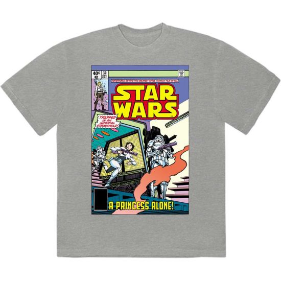Camiseta con portada de cómic de Star Wars: Una princesa sola