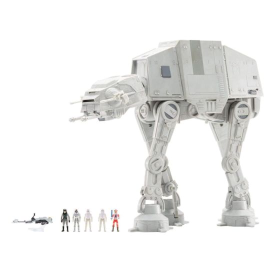 Star Wars: Vehículo destacado del Escuadrón Micro Galaxy AT-AT clase de asalto con figuras (24 cm) Reserva