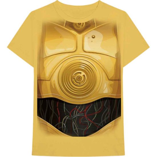 Star Wars : T-shirt poitrine C-3PO