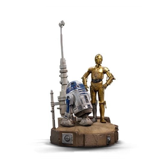 Star Wars : Statue de luxe à l'échelle artistique C-3PO et R2D2 1/10 (31 cm) Précommande