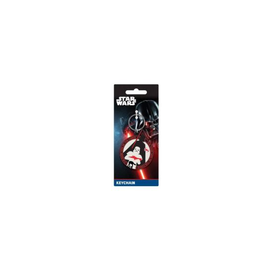 Star Wars : Porte-clés en caoutchouc Dark Vador et Storm Trooper (6 cm)