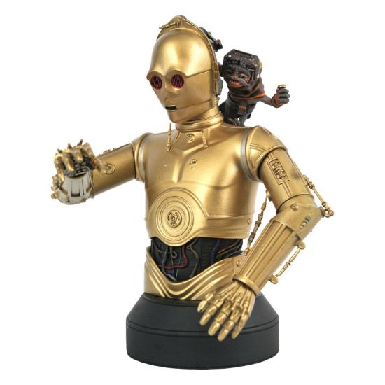 Star Wars Épisode IX : C-3PO & Babu Frik 1/6 Buste (15cm)