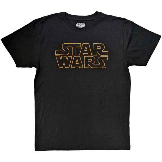 Star Wars: Camiseta con contorno del logotipo