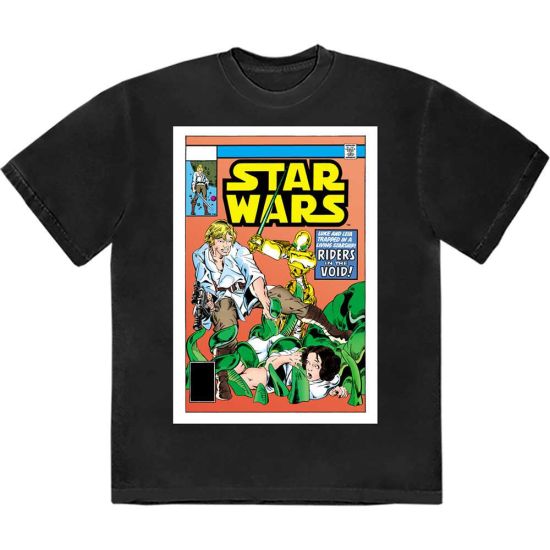 Star Wars : T-shirt avec couverture de bande dessinée Luke et Leia