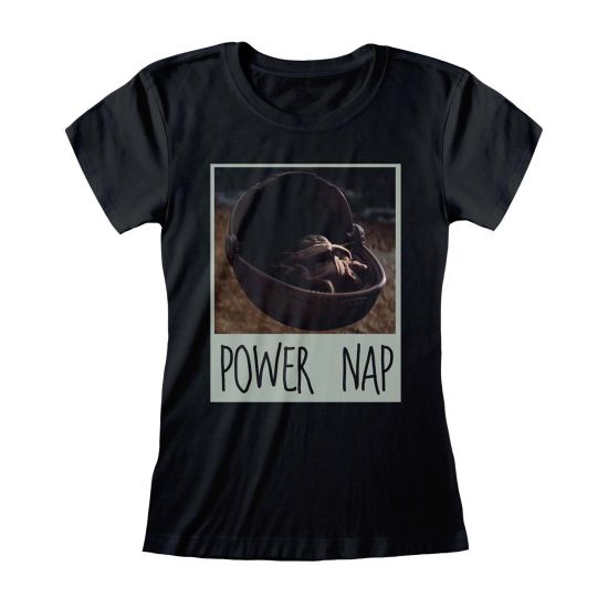 Star Wars: Mandalorian: Power Nap (getailleerd T-shirt)