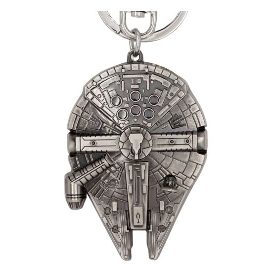 Star Wars : Porte-clés en métal Faucon Millenium