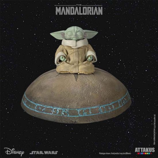 Star Wars : The Mandalorian Classic Collection : Grogu invoquant la Force 1/5 Statue (13 cm) Précommande