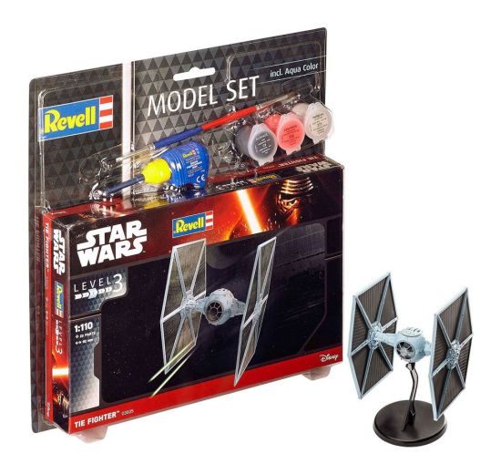 Star Wars: TIE Fighter Model Kit 1/110 Conjunto de modelos (9 cm)