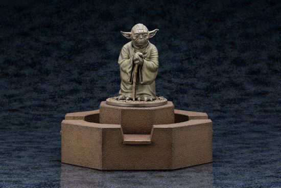 Star Wars : Statue de la fontaine Yoda en fonte à froid, édition limitée (22 cm) Précommande