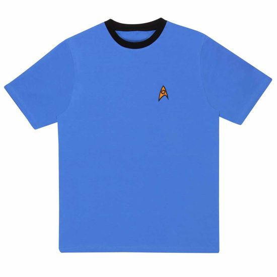 Star Trek: Blauw Uniform Ringer-T-shirt