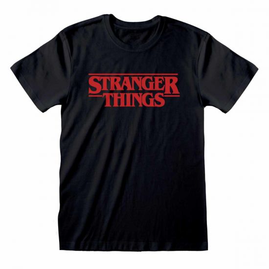 Stranger Things: Logo Black T-Shirt