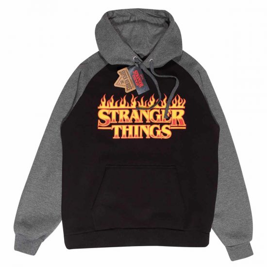 Stranger Things: Flaming Logo Hoodie