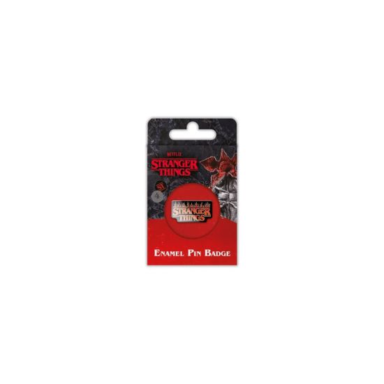 Stranger Things 4: Fire Logo Enamel Pin Badge Preorder