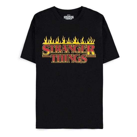Choses étranges : T-shirt avec logo de feu