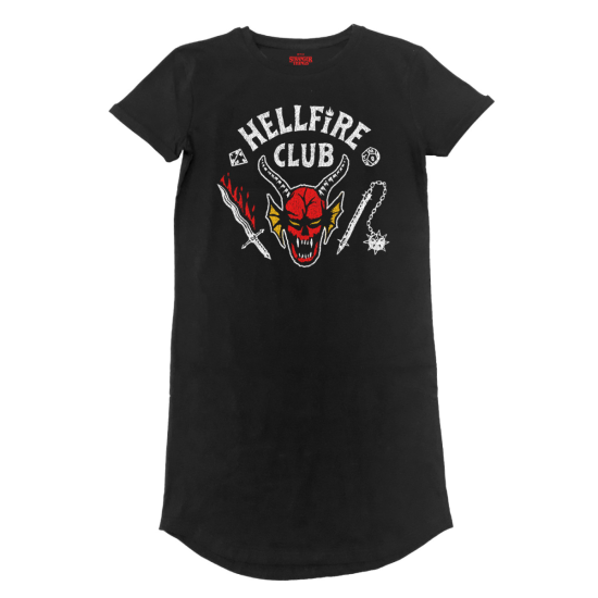 Cosas más extrañas: Hellfire Club (vestido camiseta)