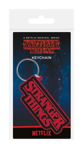 Stranger Things: Logo Rubber Keychain (6cm)