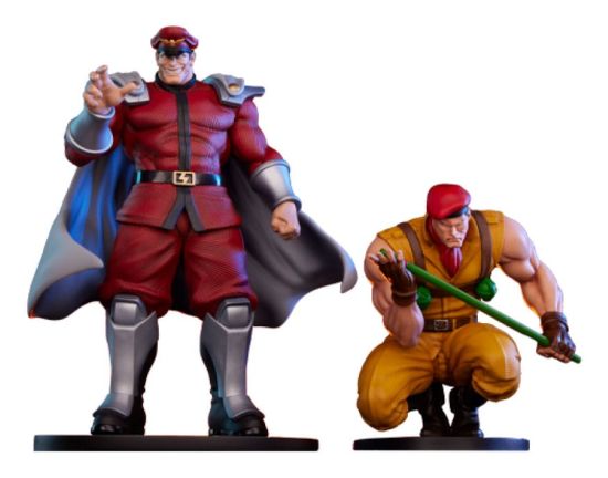 Street Fighter : Statues PVC M. Bison & Rolento 1/10 (21cm) Précommande