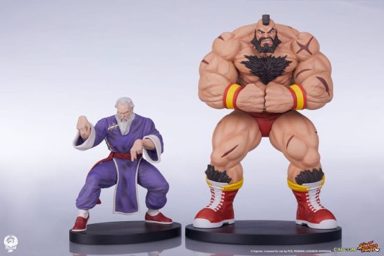 Street Fighter: Zangief & Gen Set Street Jam-standbeeld 1/10 Pre-order