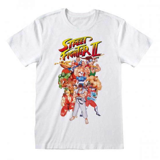 Street Fighter: Group Shot White T-Shirt
